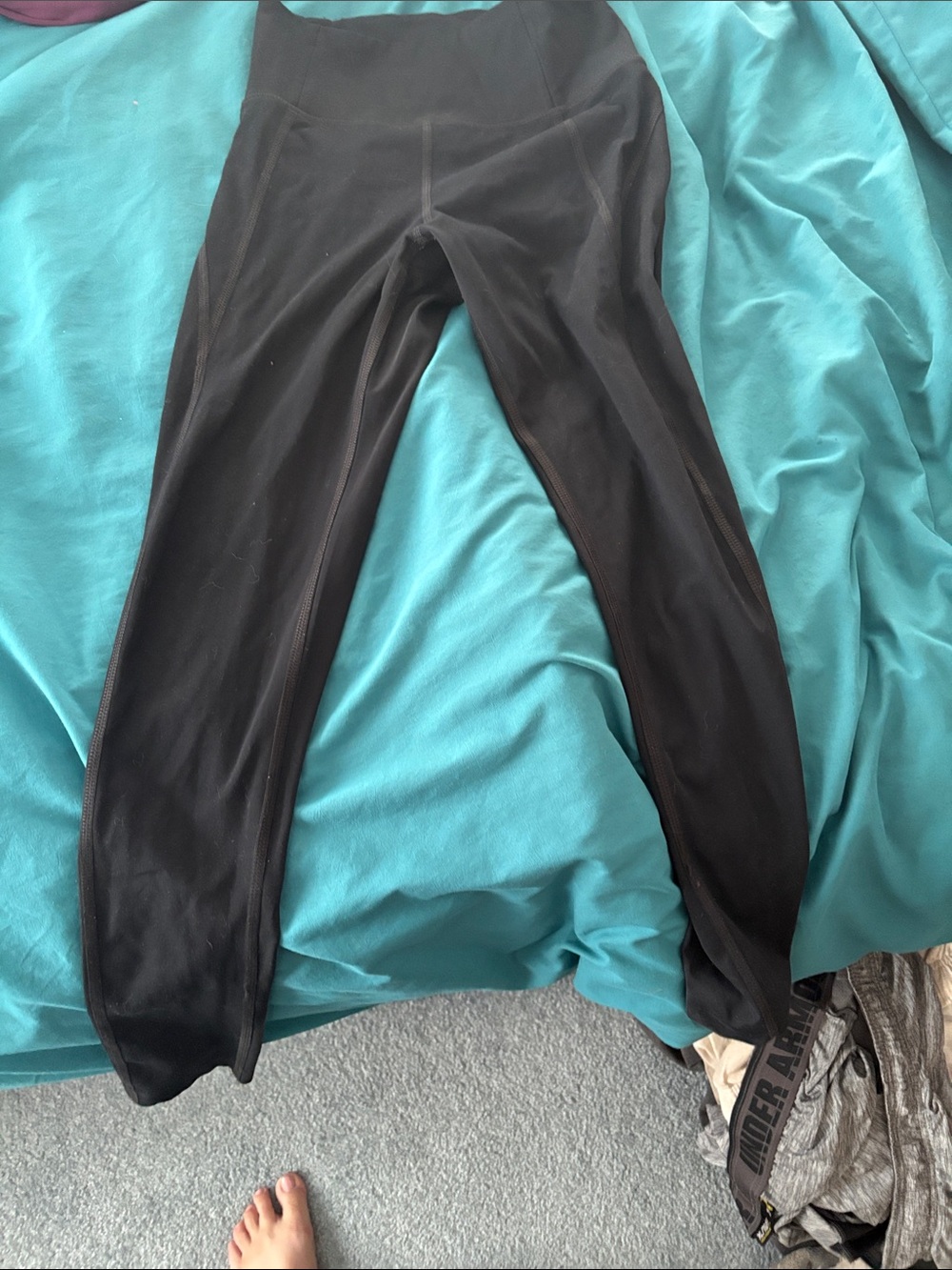 girlfriend collective Black High-Rise Leggings